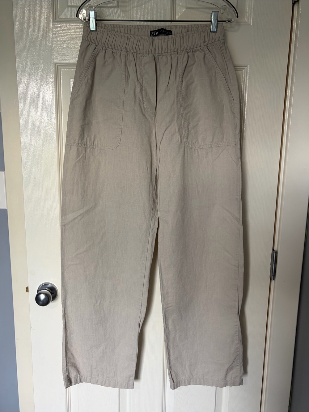 Zara linen blend pants - size M